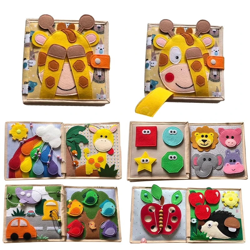 busy book giraffe