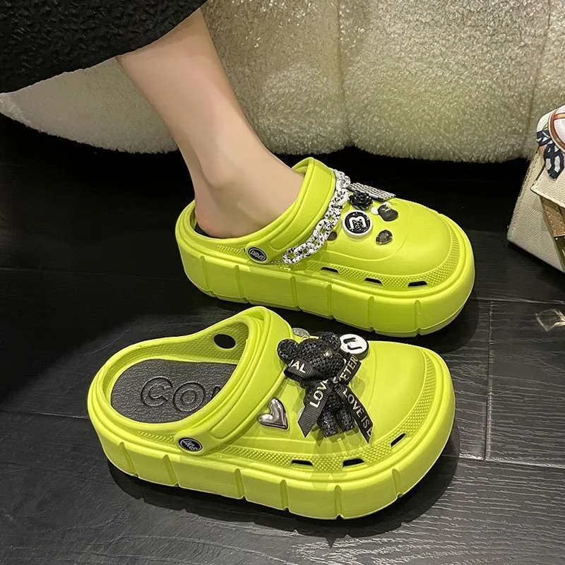 green DIYchainbear