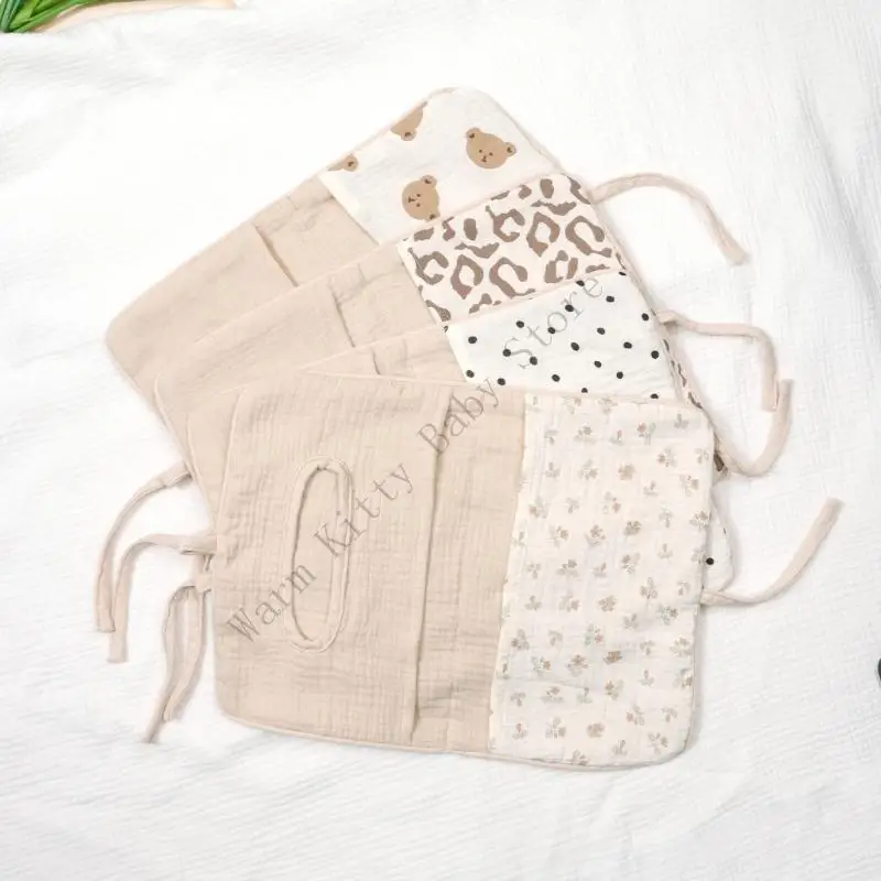 Bolsa organizadora para riel de cuna XXFE – Algodón suave con acceso rápido - imagen 3