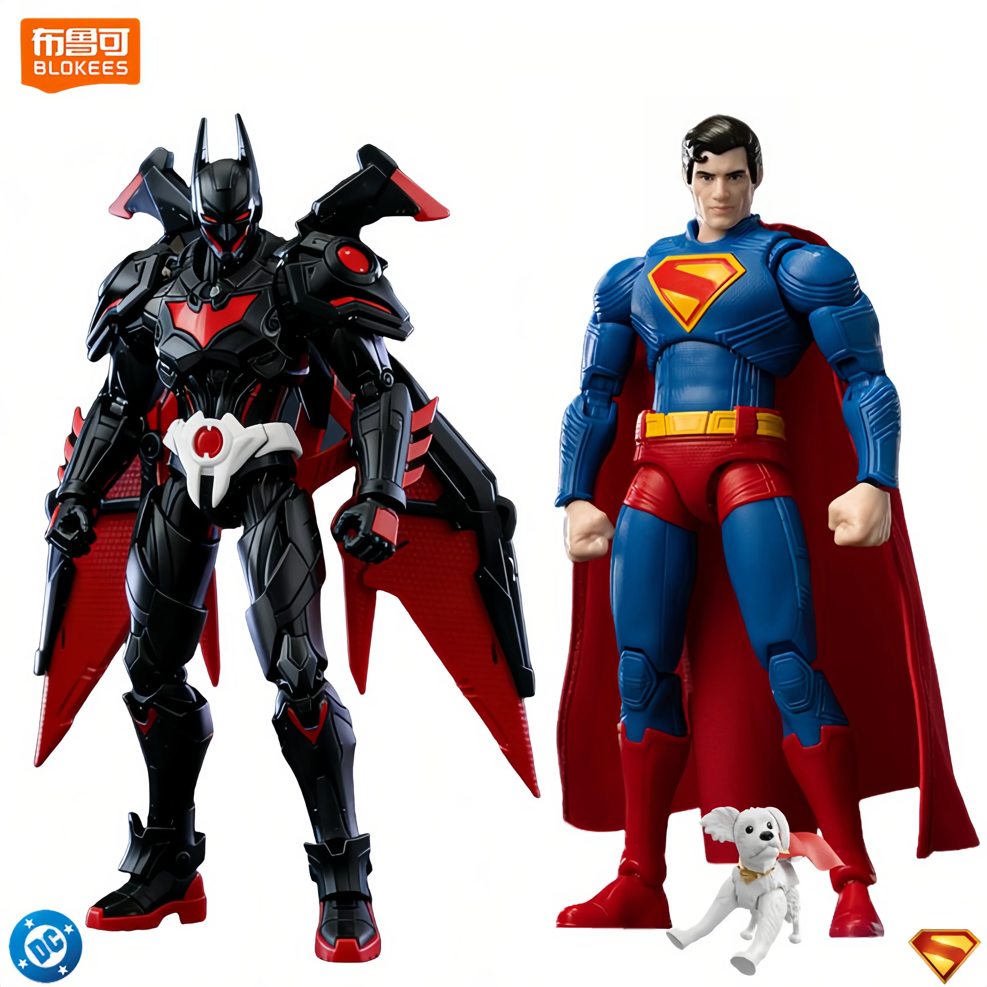 Figura de acción coleccionable Batman Beyond y Superman para niños - imagen 3