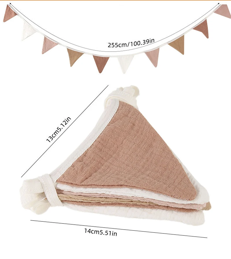 Decoración de bandera para habitación de niños, bandera para jardín de infantes, fiesta colgante - imagen 3