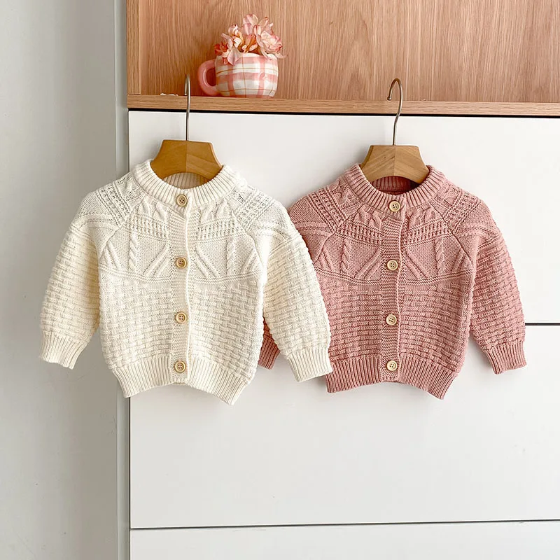 Cárdigan MILANCEL de punto para bebés niña – Otoño - imagen 4