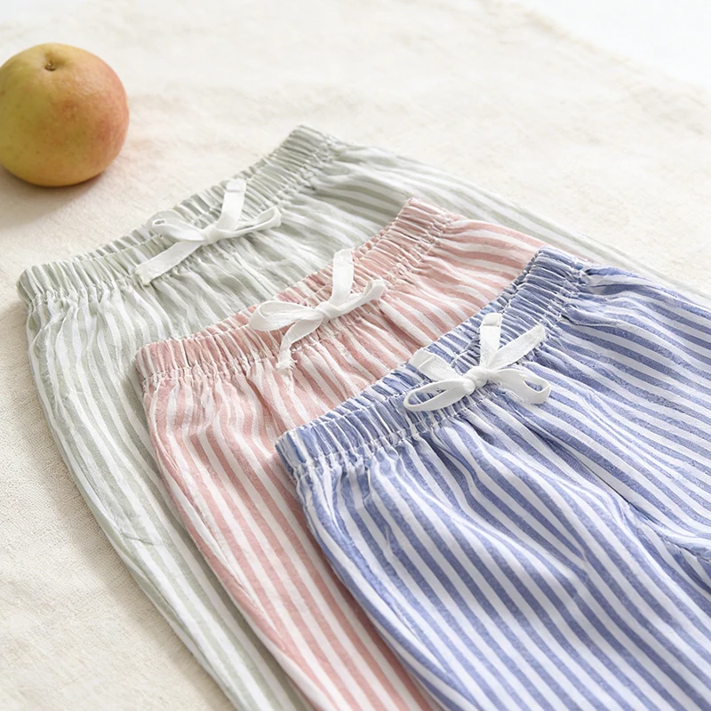 Pantalones a rayas para niño – Tejido suave primavera-verano - imagen 2