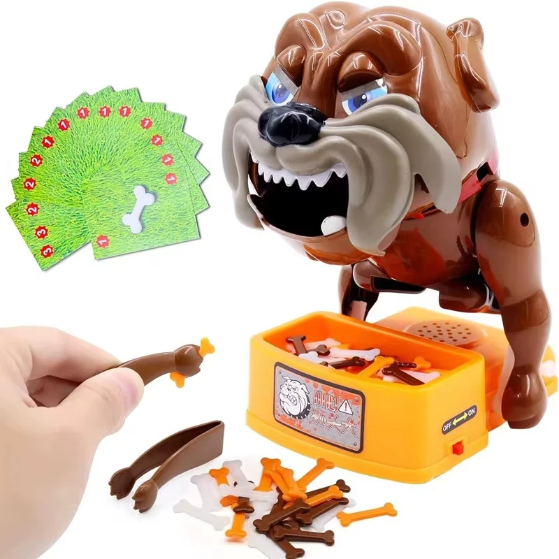 Juguete divertido y complicado para niños, juego de mesa con hueso de roer, cuidado con el perro, no despertar el perro, juguete para fiesta familiar, regalo de Navidad