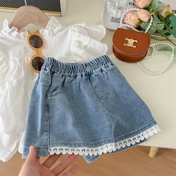 Vaqueros de verano para niñas algodón fino – estilo suelto ligero