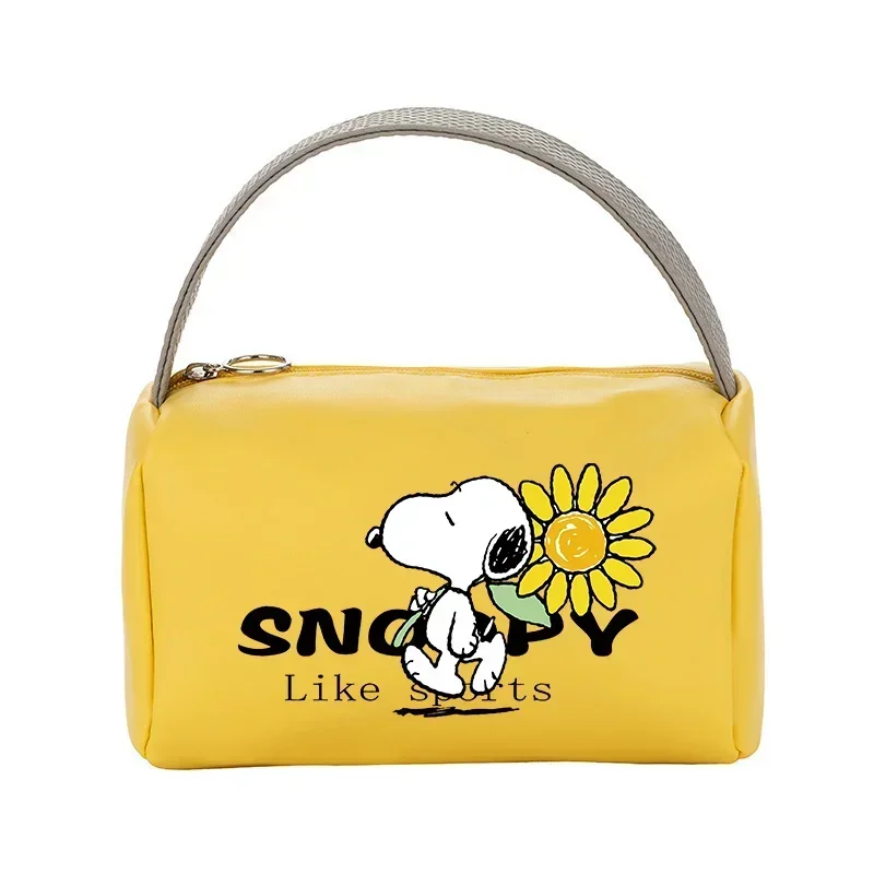 Snoopys, bolsa de maquillaje para mujer, bolsa de cosméticos, monedero, bolsa de almacenamiento de viaje, bolso de aseo de moda, estuche organizador, regalo Kawaii - imagen 3