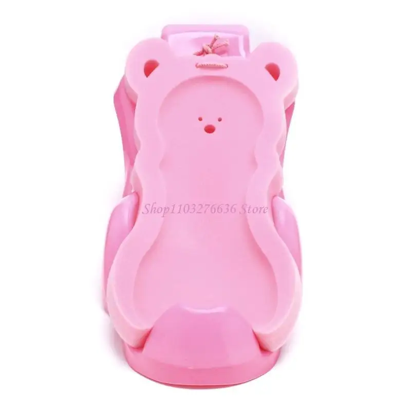 R6FD Portable para almohadilla baño bañera bañera Soporte ducha bañera recién nacido para alfombrilla para - imagen 3