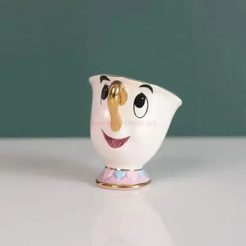 Tetera de dibujos animados de Disney, tetera La Bella y La Bestia, tazas de café, tazas de señora, juego de tazas de té, decoración de escritorio, artículos para el hogar, regalos para niñas - imagen 5