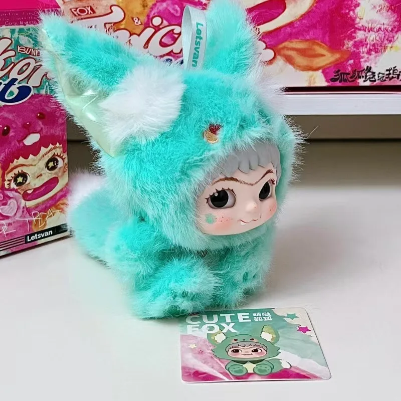 Figura de Wakuku Serie 2 Fox & Bunny en felpa
