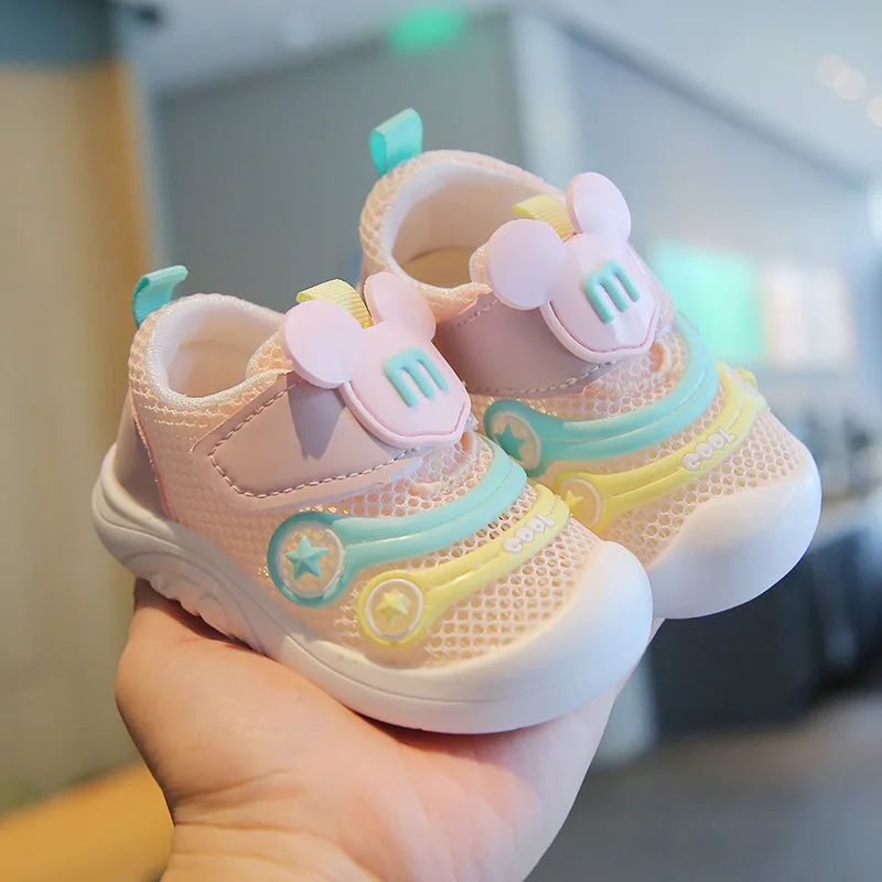 Zapatos de bebé, novedad de verano, zapatos para bebé, zapatillas de deporte de suela blanda, tenis transpirables para bebé, calzado deportivo a la moda para niño, zapato cómodo para niña - imagen 4