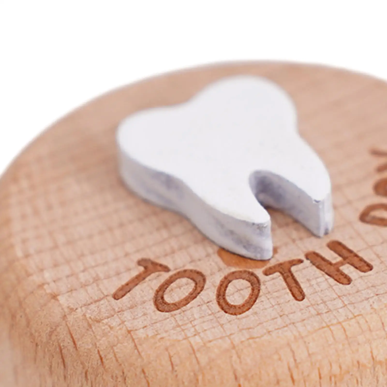 Organizador de almacenamiento de dientes, caja de recuerdos de madera para Baby Shower, ahorro de dientes para niños, decoración para guardería con memoria - imagen 5