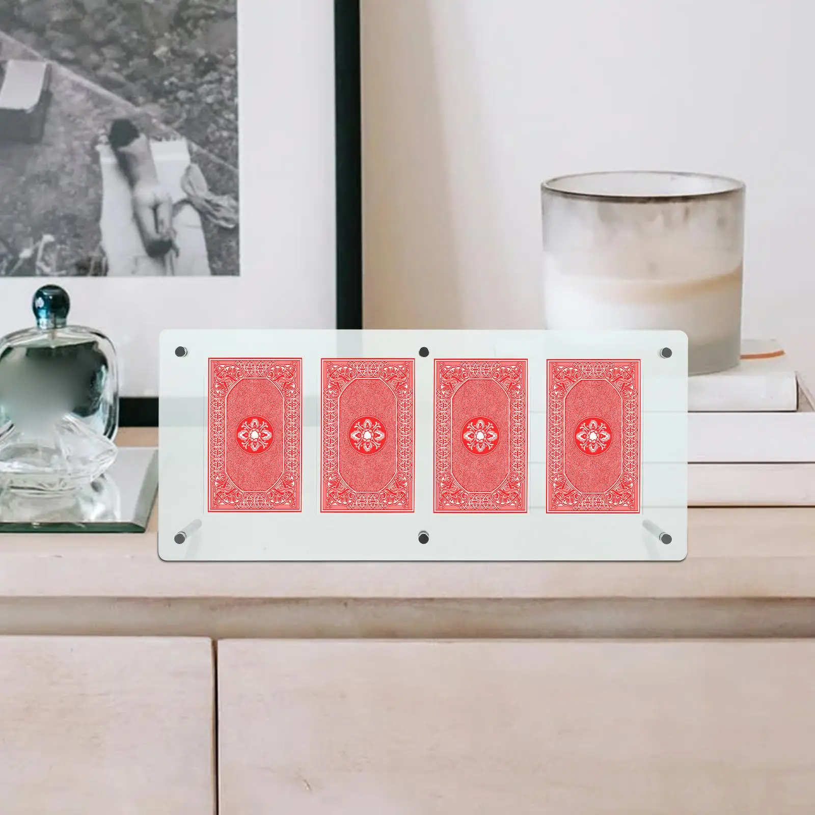 Estante de exhibición de tarjetas, tarjeteros de béisbol, estante de exhibición de tarjetas comerciales, soporte de exhibición de tarjetas de béisbol - imagen 3