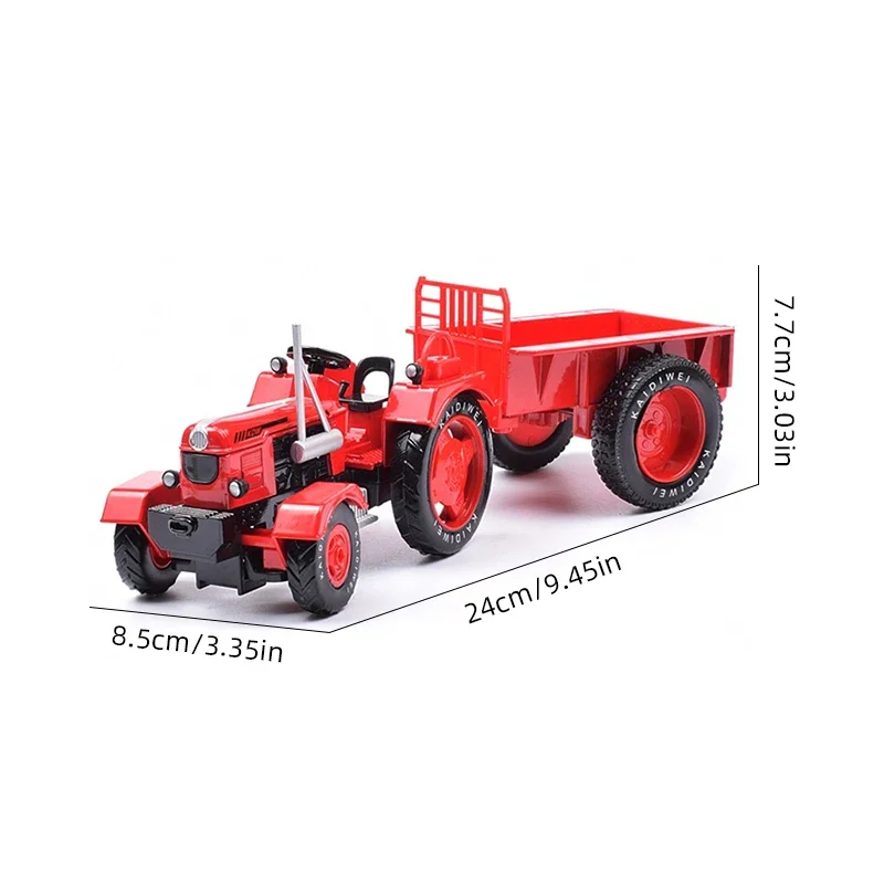 Tractor infantil de metal aleado de juguete para niños – clásico - imagen 5