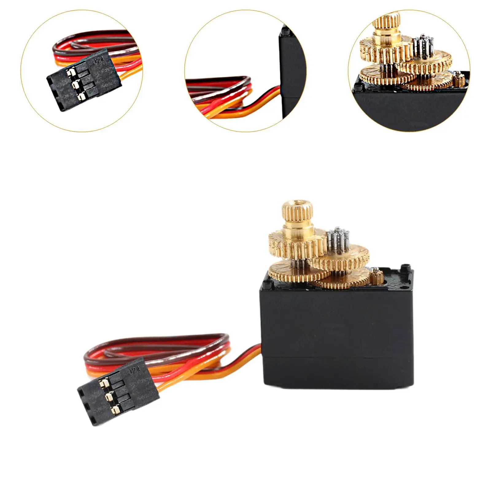 RC Aircraft Servo Spare Part Servo RC Part RC Servo Steering Engine DIY Accessories for 124007,124016,16201Pro,184016 16101