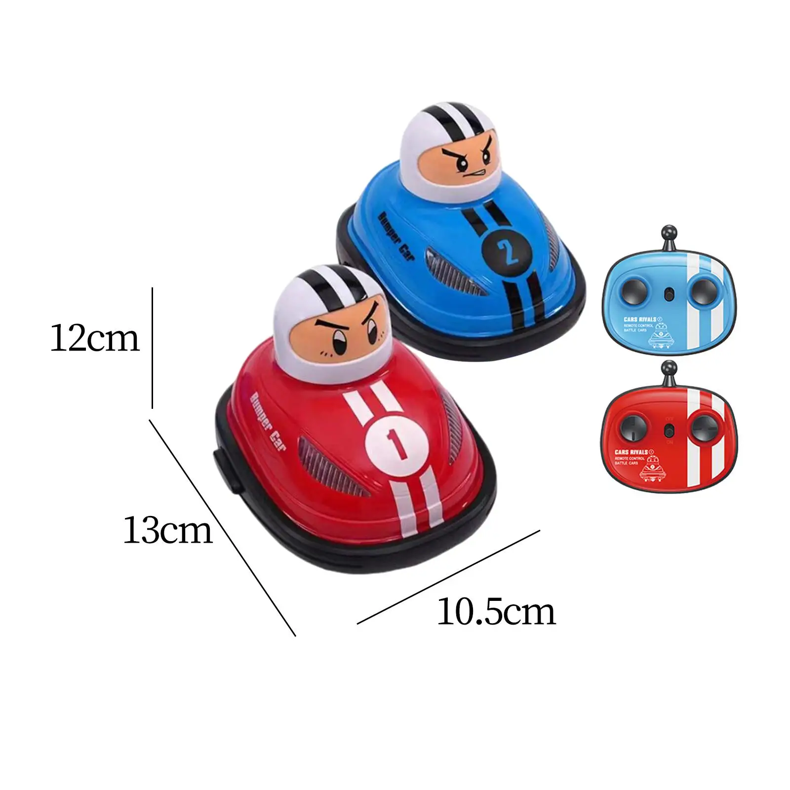 2 Player Head to Head Battle Mini Remote Controlled Ejector Vehicles Simple to