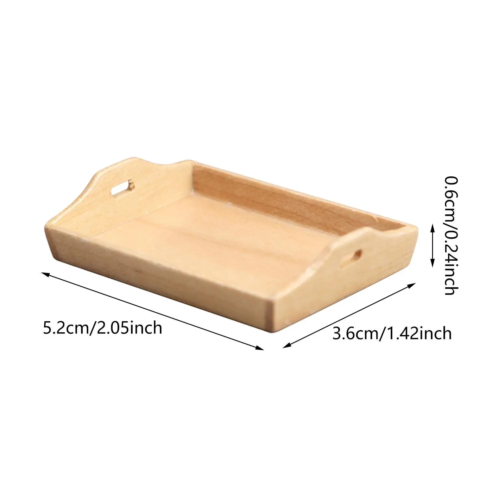 1:12 Dollhouse Dining Plate Accessory, Miniature Furniture Item for Dolls