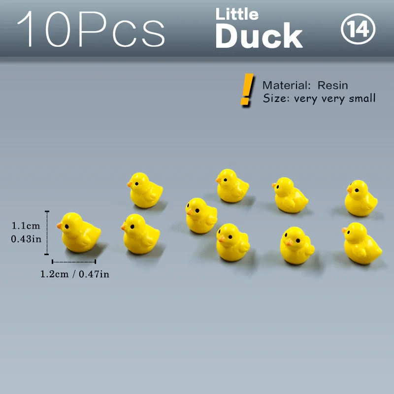 10pcs Ducks