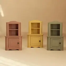 Gabinete a escala 1/12, accesorios DIY para fotos, accesorios para muñecas, decoración para escaparate, muebles de modelo DIY, diseño de escena de vida