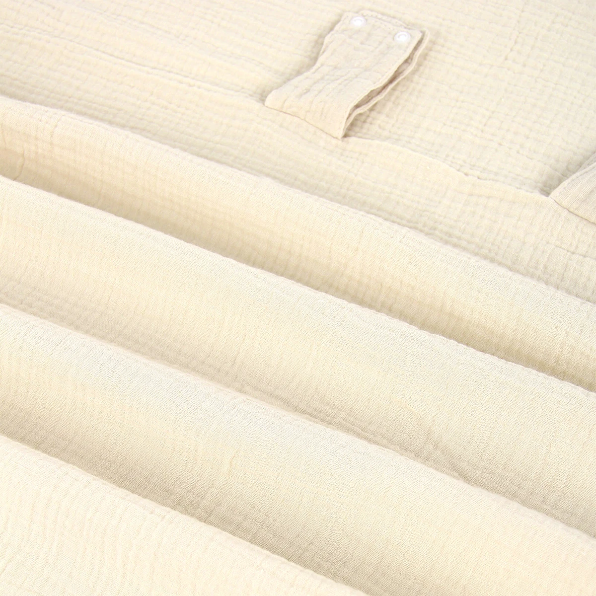 Asiento de seguridad para bebé, cubierta de cesta de algodón transpirable para recién nacido, funda de gasa para cochecito, sombrilla ligera y transpirable, funda de asiento de seguridad - imagen 4