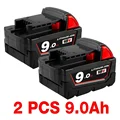 2PCS 9000mAh