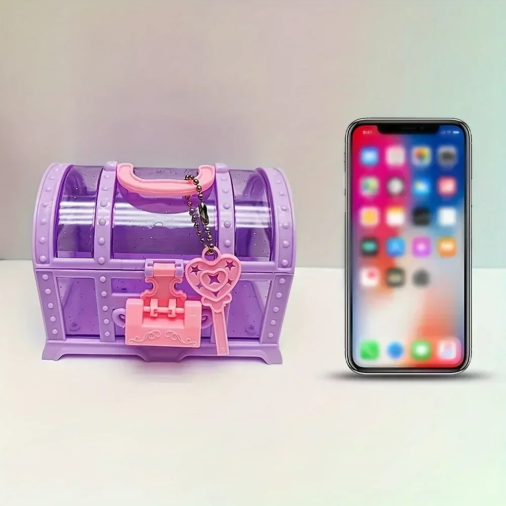 Joyero infantil con rosas para niñas, cofre con cerradura - imagen 5