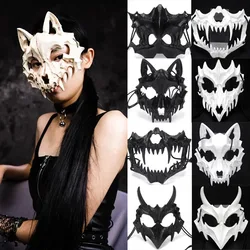 Máscara de lobo blanca para niños – Accesorio fiesta y disfraz