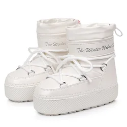 Botas de nieve para niños con suela antideslizante y cálido forro polar