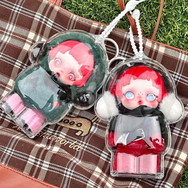 Funda protectora transparente para cráneo Panda, movimiento de invierno para muñeca SP, organizador de cables portátil, caja de almacenamiento - imagen 4