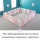 Pink white 24pcs