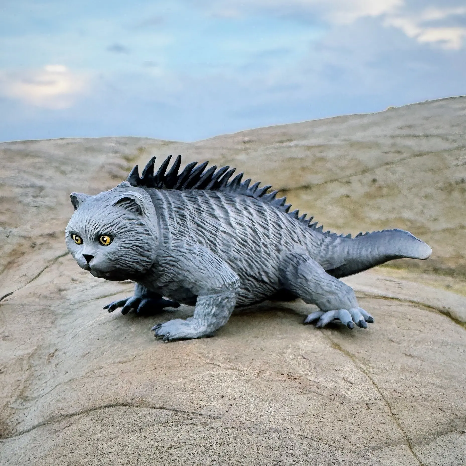 Stasto Cápsula de piedra de pie, juguetes, tiempo-espacio, deriva, Isla de Nazopagos, animales extrañas, alpaca, Tortuga, panda, pingüino, caniche, figura de sello - imagen 4