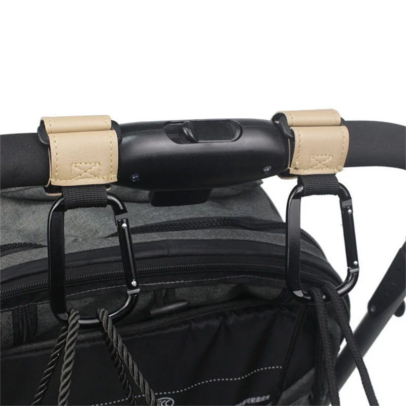 Gancho para cochecito con mosquetón mejorado – Accesorio universal - imagen 2