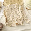 beige floral