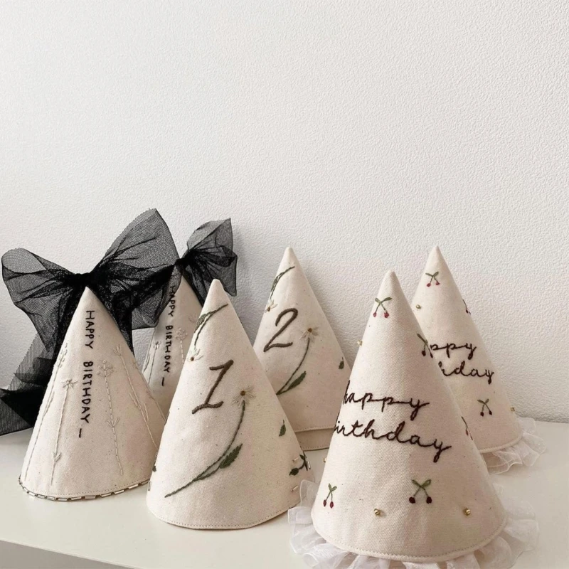 Cómodo sombrero fiesta para bebé, sombreros tocado para fiesta del Día los niños pequeños QX2D