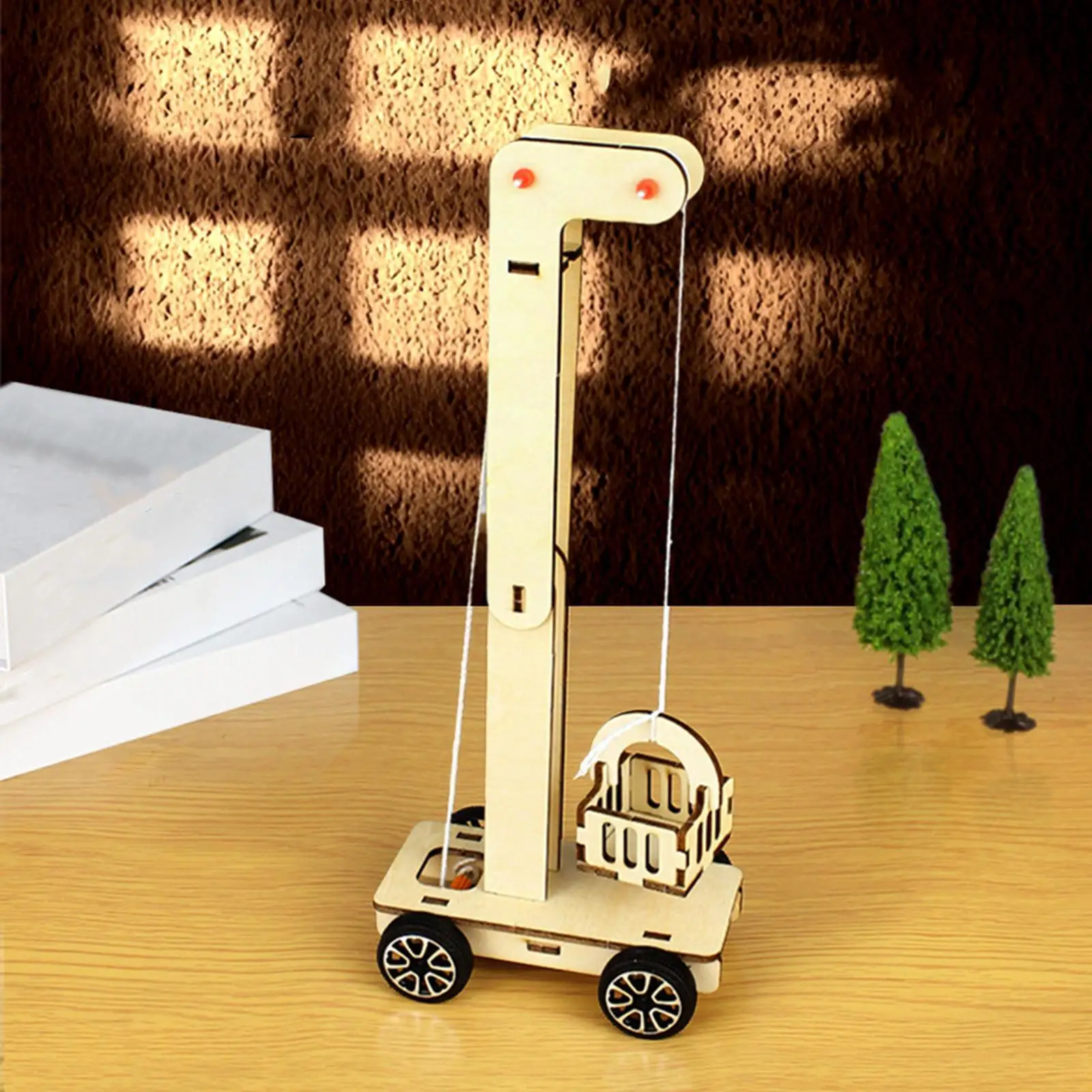 Science Education Toy Experiment Toy Teaching Props DIY Gravity Car Toy Gravity Trolley Science Toy for Kids Children Teens
