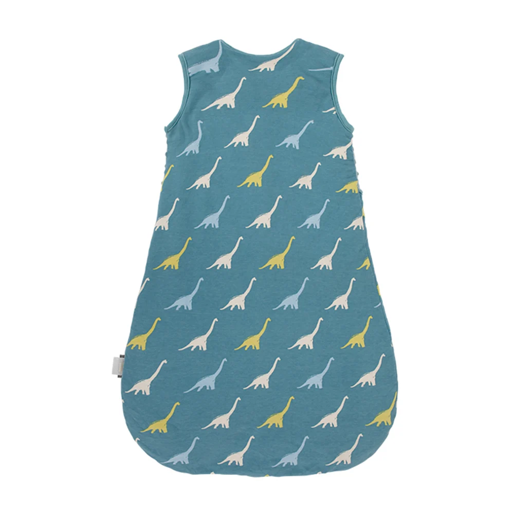 Saco de dormir de dinosaurio de dibujos animados para bebés de 3 a 24 meses, edredón antipatadas de algodón suave y cálido para otoño, saco de dormir 2,5 - imagen 2