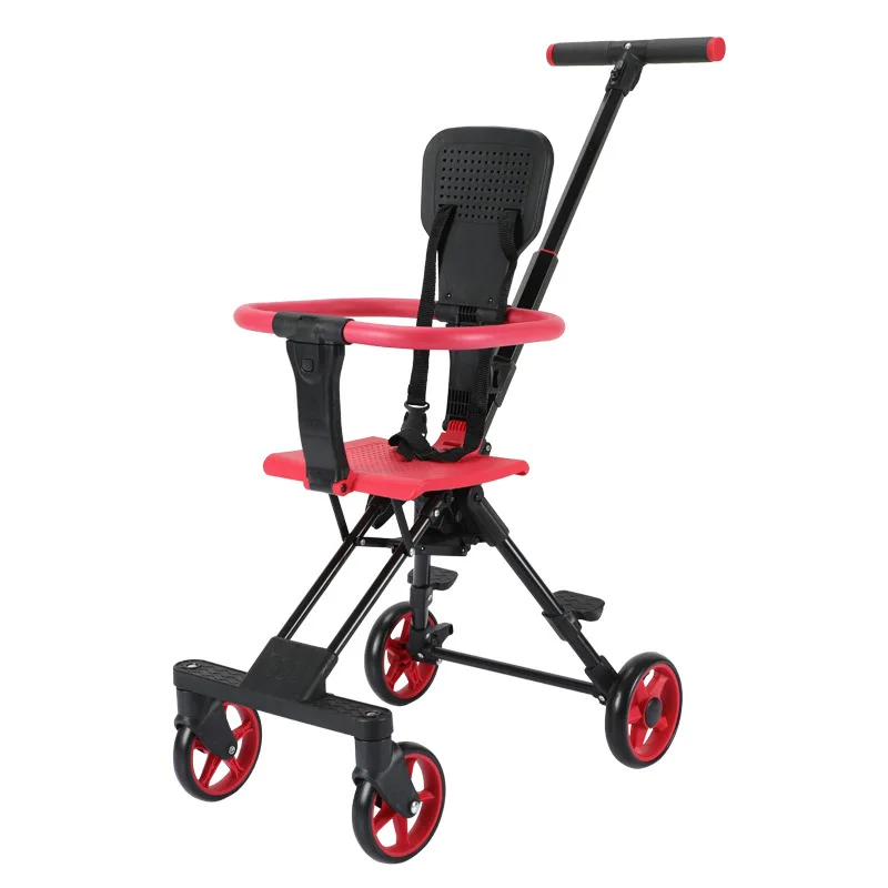 Cochecito de bebé reversible y ligero – Plegable cómodo y práctico - imagen 4