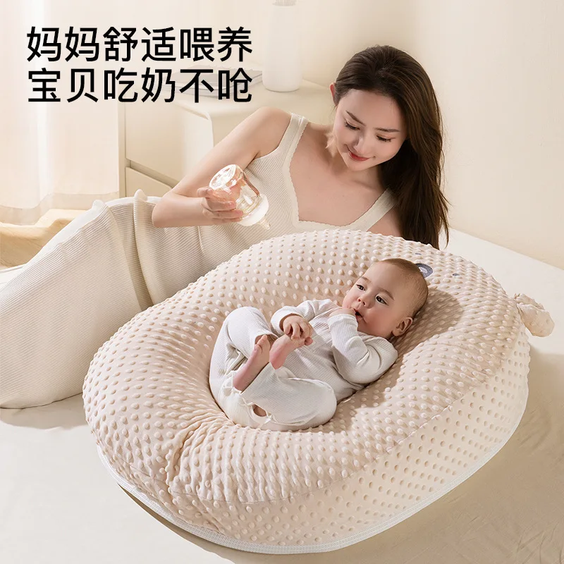 Almohadas para bebé, almohada antipisaliva para bebé, cojín para tumbarse, herramienta de alimentación para recién nacido, almohada de lactancia - imagen 3