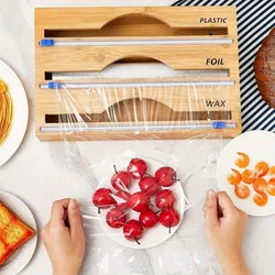 Organizador para film y aluminio con cortador integrado