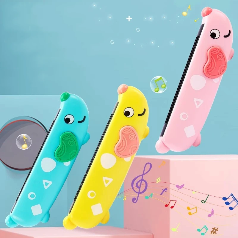 Armónica para niños, instrumento de viento de madera para principiantes, educación infantil, juguetes auténticos de órganos para bebés