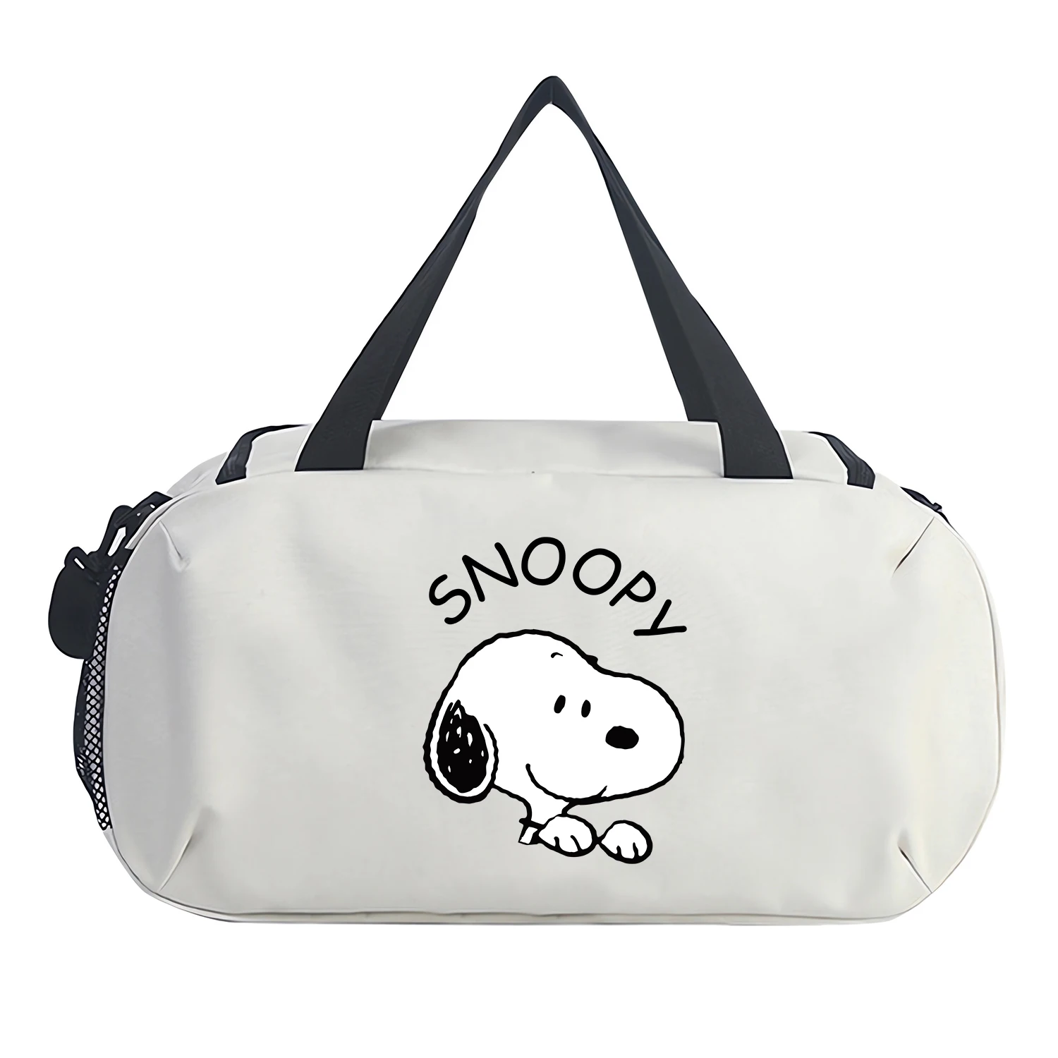 Bolsa de viaje Snoopy, bolsa de viaje de dibujos animados de Anime para entrenamiento, Fitness, deportes, gimnasio, Yoga, bolsa de equipaje seco y húmedo separada, bolso de mano de gran capacidad para regalo - imagen 4