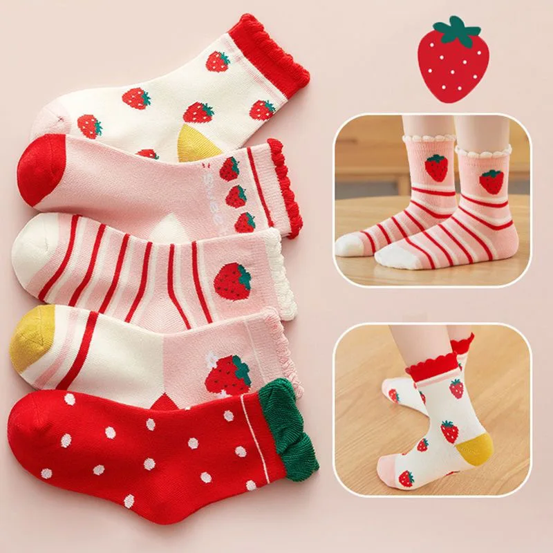 C214-strawber 5pcs