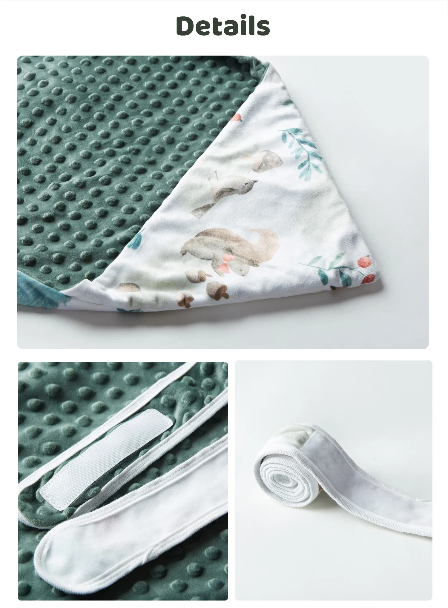 Manta suave con capucha de dibujos animados para bebé, manta con animales bonitos para bebés, envoltura de baño cuadrada con capucha, albornoz para recién nacido, capa, toalla para bebé - imagen 4