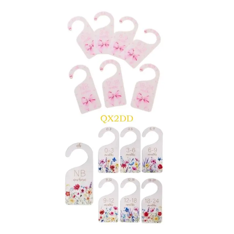 QX2D Marcadores Escenario Transparentes 7 Piezas para recién Nacidos Accesorios estables para disparar fotografías