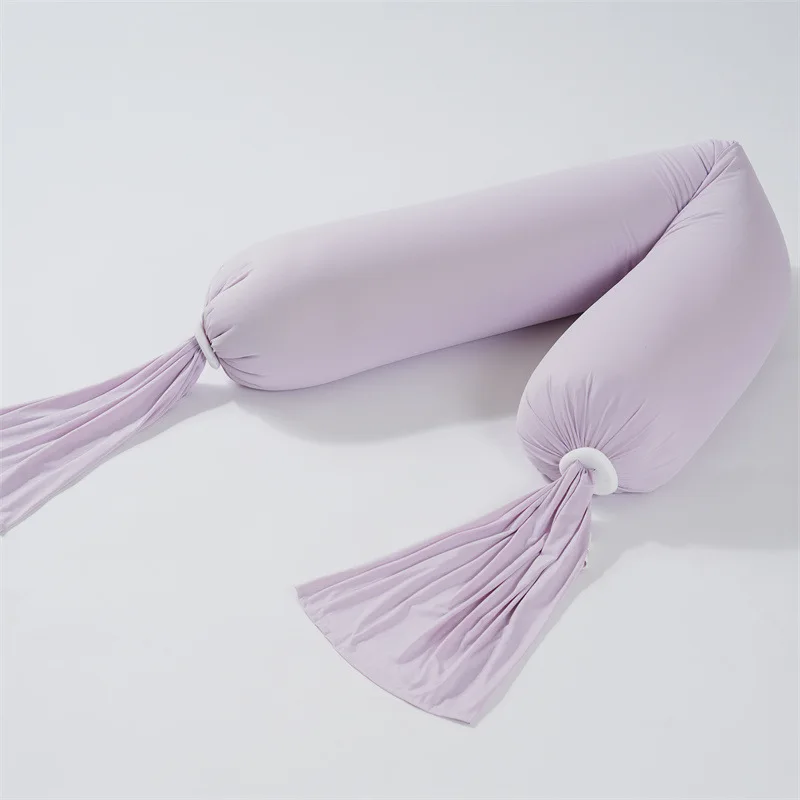 Almohada para embarazadas, gránulos, hebilla de silicona de doble extremo, almohada para embarazadas de caramelo, protección de cintura ajustable, almohada para dormir lateral - imagen 3