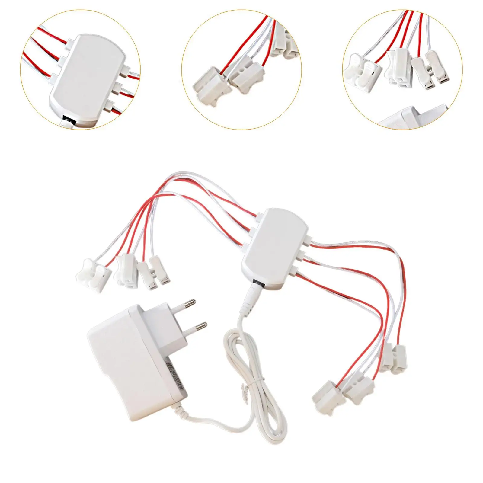 Kit de iluminación para casa de muñecas: fuente 3V y cableado - imagen 3