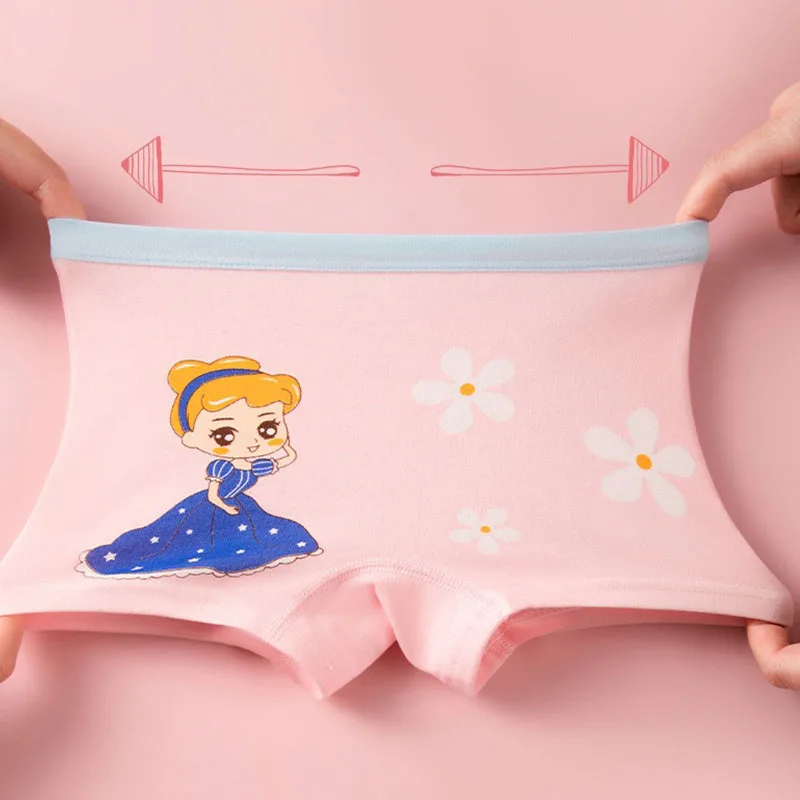 Bragas de algodón con sirenita y princesas – Confortables y suaves para niñas - imagen 5