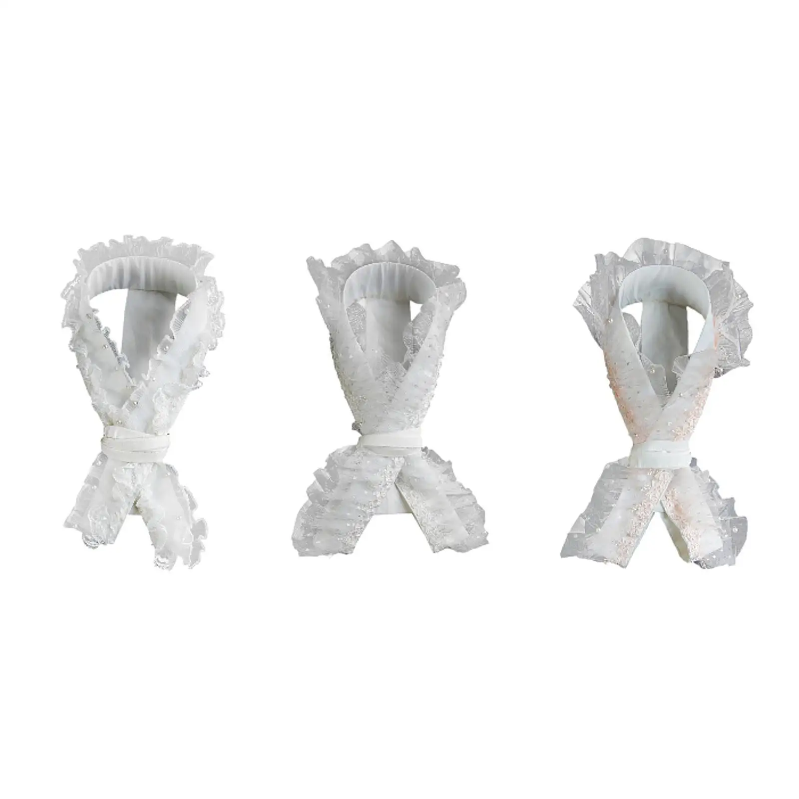 Decoración japonesa del escote del cuello del kimono para el juego de rol festivo de la ceremonia - imagen 3