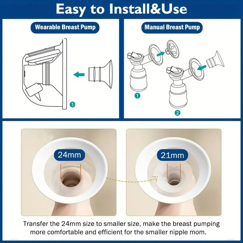 Momcozy Insertos brida 12-22 mm adaptables Medela Spectra XIMYRA - imagen 4