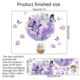 1pcs purple flower