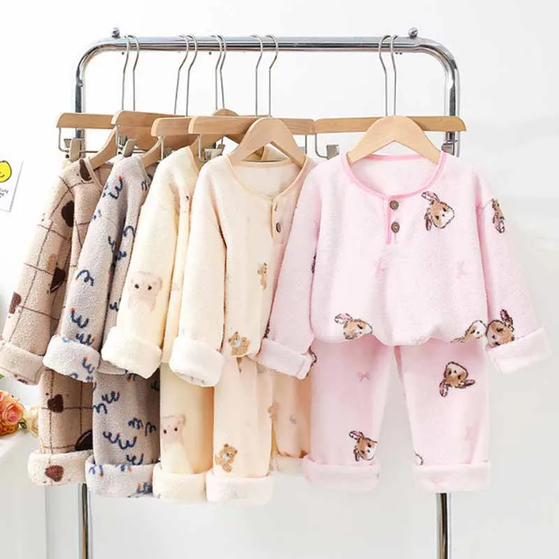 Conjunto de punto para bebé unisex – Pijama de invierno cálido